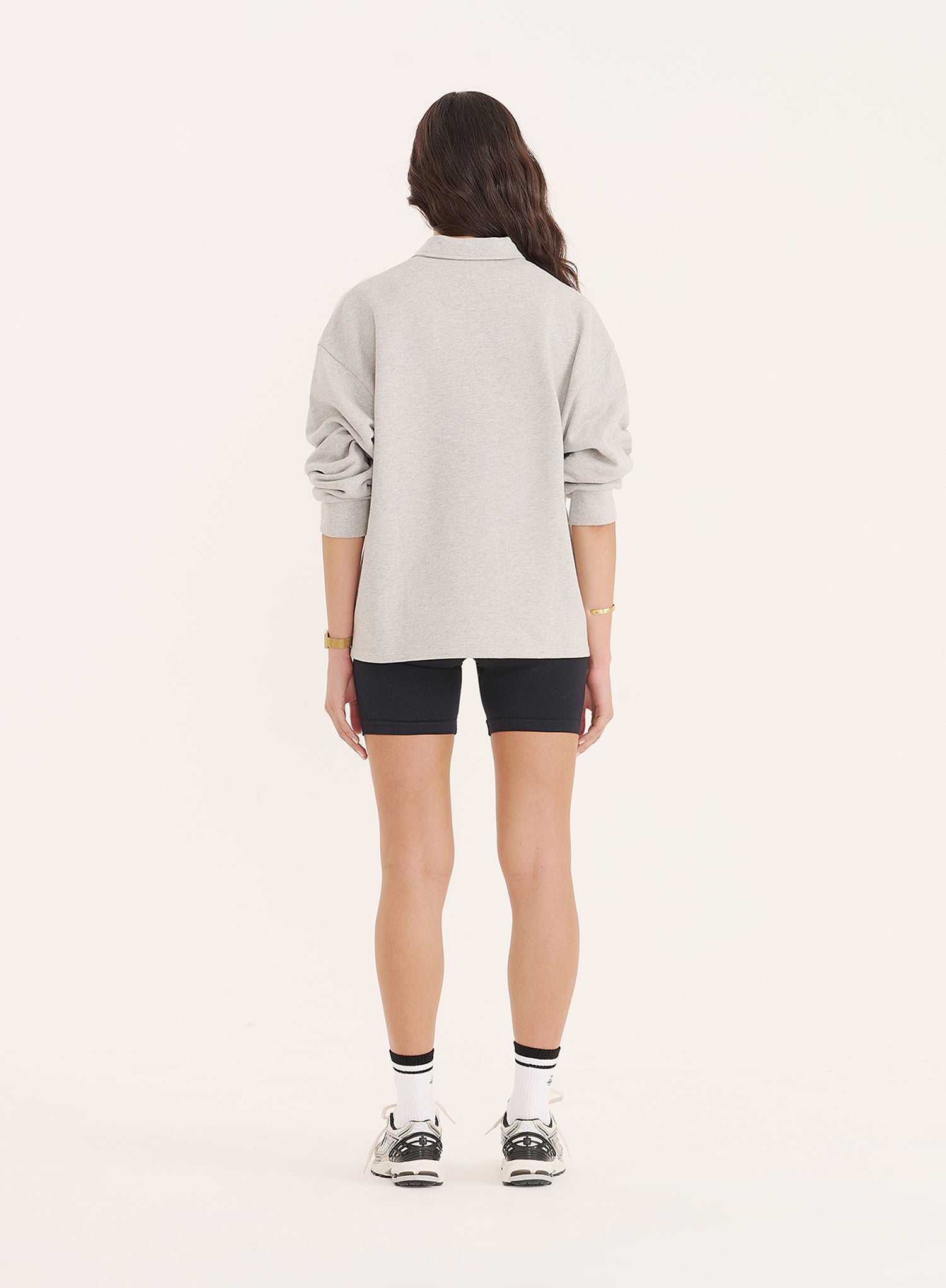 Grey Fourth Branded Rugby Top